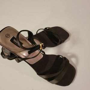 Women's black dressy sandals